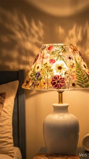 The Dreamiest Lamp I’ve Ever Made! ✨🌸#resinart #diy