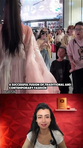 🔥 Tall Guy’s Hanfu Cosplay Turns Heads Everywhere! #streetstyle #hanfu #cosplay