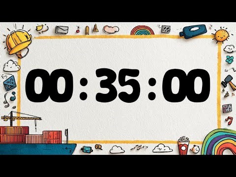 35 MINUTE TIMER with Alarm | Build & Focus • Extended Work Session