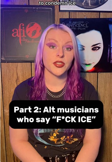Part two of alternative musicians who say “F*CK ICE” #musicjournalism #greenday #coheedandcambria #alternativemusic