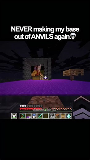 18K views · 2.6K reactions | NEVER making my base out of ANVILS again.  #minecraft #gaming #girl #vs #boy #minecraftmemes #funny #meme #fyp #midmysticx | Midmysticx | Facebook