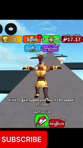 Anime speed clicker🎉 roblox gameplay video ❤️#roblox #gaming #viral #video