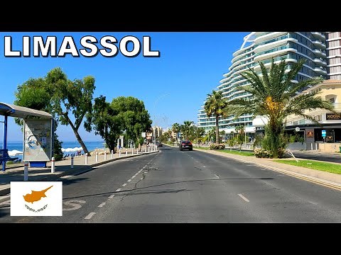DRIVING around LIMASSOL CITY in CYPRUS * 4K (60fps)