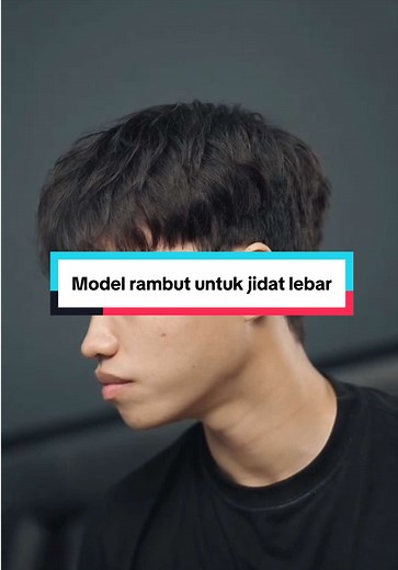 Two Block Hairstyle for Wide Foreheads