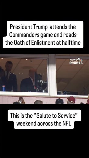 44K views · 1.6K reactions | President Trump attends the Commanders game at Northwest Stadium | NBC Washington | Facebook