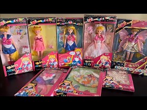 Sailor Moon Vintage Doll Collection Comparing Bandai 1994 Sailor Moon S Dolls & Outfits