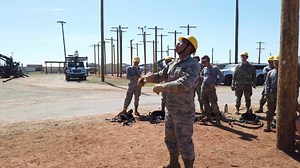 These 366 Training Squadron electrical systems students don't let heights stop them from completing the mission or saving a life! Watch how students are trained for rescue missions in emerency situations and learn about why their job is so important. | Sheppard Air Force Base