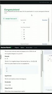 Hackerrank python | Introduction |Loops solution #pythoncode #hackerrank #pythonpractice #shorts