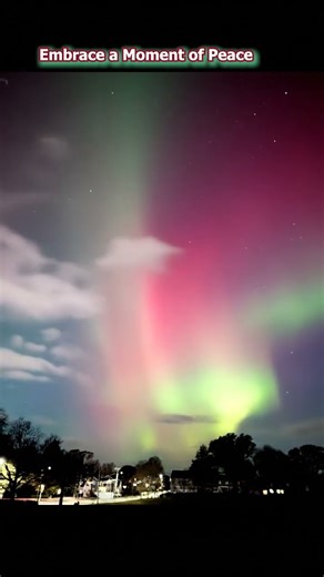 Embrace a Moment of Peace | Northern Light | G4 (severe) geomagnetic storm (simulation)