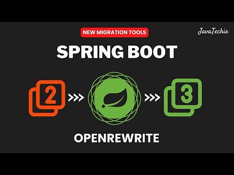 Automate Spring Boot 2.x to 3.x Migration With OpenRewrite | ‪@Javatechie‬