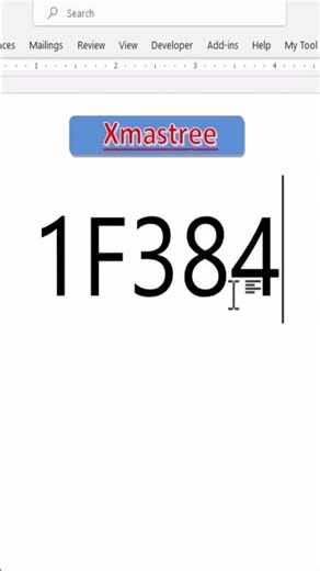 How to Insert Christmas Tree in a Microsoft Word Document