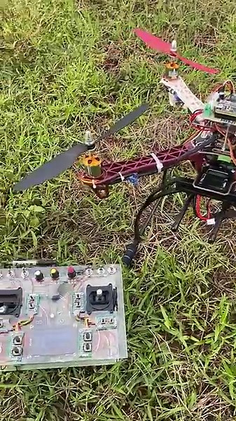 Quadcopter Arduino + Tx/Rx diy #drone #quadcopter #diy #arduino #fpv #rc #uav #robot #stm #motor