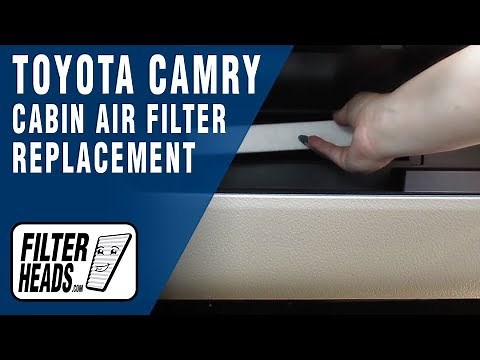 How to Replace Cabin Air Filter 2012 Toyota Camry | AQ1102