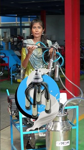 Milk More in Less Time – High-Speed Milking Machine in Action! 🐄