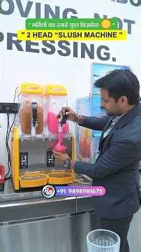 Apne Market Area Me Kare Ye Unique Slushy Ka Business | Slush Machine