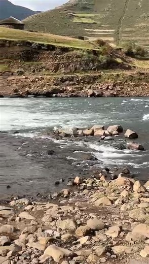 The rivers in Lesotho are pumping. The question was to cross or not to cross. 🎥 Barrie Barnardt. 🏠www.MountainPassesSouthAfrica.co.za | Mountain Passes South Africa