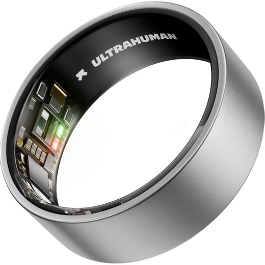 Buy the ULTRAHUMAN Ring AIR Smart Ring - Raw Titanium - Size 9 Sleep and... ( UHRA-NT-09 ) online