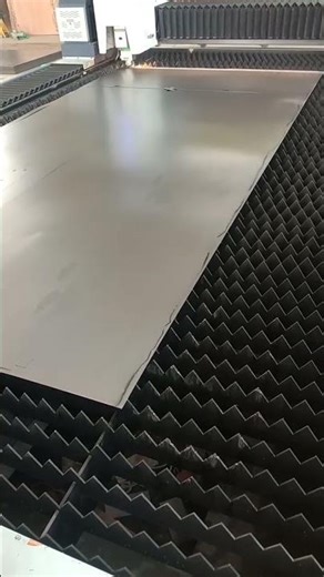 CNC Operation for Shaping a Steel Sheet.