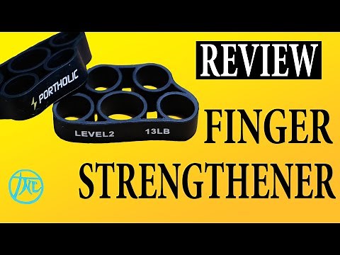 How to use FINGER BANDS - Portholic finger strengthener review