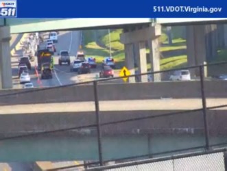 Driver injured in I-664 crash involving dump truck and Audi