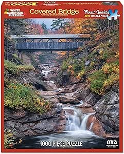 White Mountain Puzzles Covered Bridges, 1000 Piece Jigsaw Puzzle