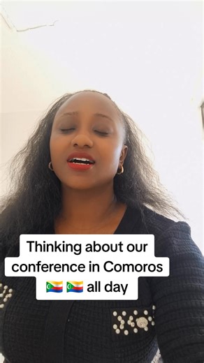 I learnt the National Anthem of Comoros in 2022 when we established a YOUTH IN AFRICA Chapter there! Its sang in Shikomori, a language close to Swahili! I can't help think about our conference in Comoros in everything I do and I have sang the anthem all day! Join us for the largest youth conference in Africa at the National Assembly of Comoros on November 22nd-23rd 2025. Register here to get your invite letter https://forms.gle/iDLe6zW5oFe2W5vg9 See you in Moroni!! #Comores #Comoros #comorosisla