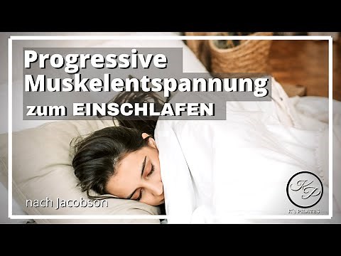 Progressive muscle relaxation according to Jacobson | Meditation for falling asleep [while lying ...