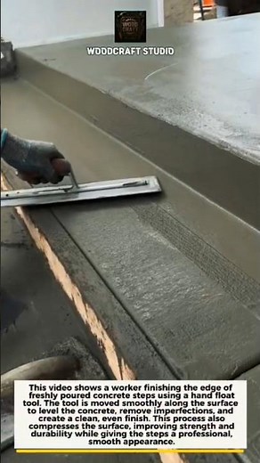 Perfect Concrete Step Finish Tool #concrete #construction #tools