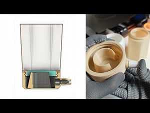 I made 3D-Printed LAMP with CONCRETE Base