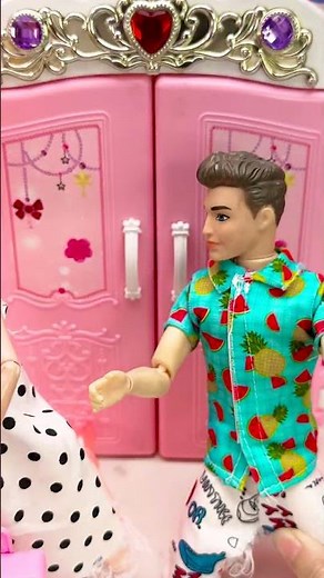 Satisfying With Unboxing Barbie Princess Pink Suitcase Toys, ASMR Video #shots