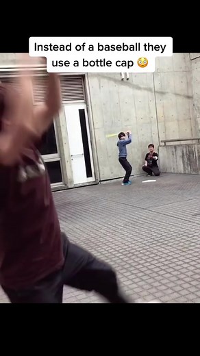Innovative Bottle Cap Baseball in Japan