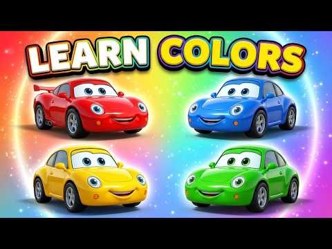 Learn Car Colors for Kids 🚗 | Red Blue Green Cars | Fun Color Learning Video | Tiny Smart World
