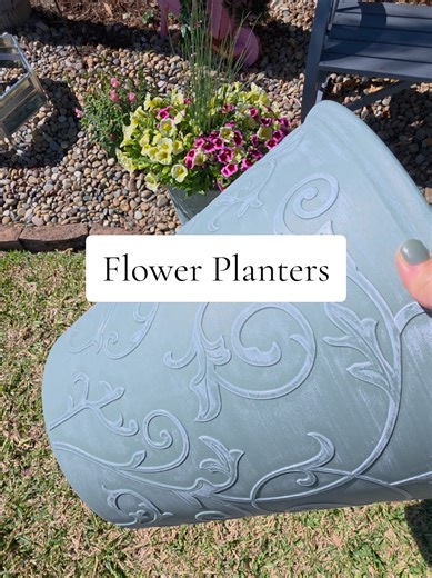 Restocked! 2 Pack Scroll Design Planters on sale today @QVC, Inc #planter #flowerpot #frontporch #tiktokshopstockup #tiktokshopcreatorpicks