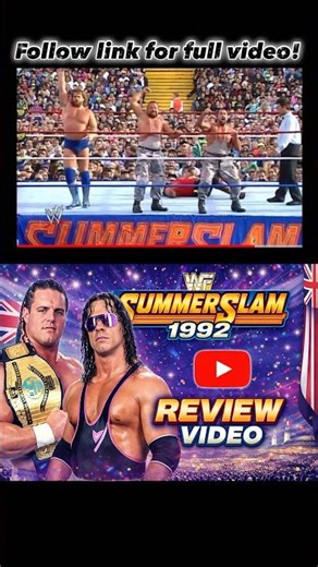 Summerslam 1992 opening dark match #summerslam #wwe #wwefan #bushwackers #wwf