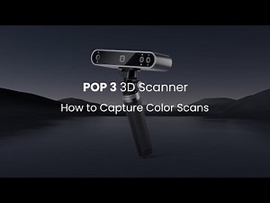 Revopoint POP 3 3D Scanner: How to Capture Color Scans