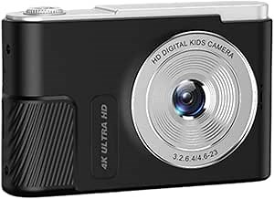 Black Digital Camera 4K Mini Camera for Photography, Vlogging Camera