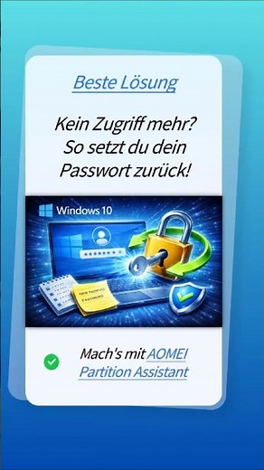🚫💻 Windows-Passwort vergessen? So kommst du wieder rein!