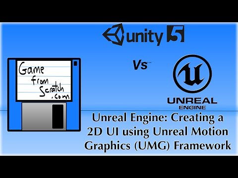 Unreal Engine 2D Tutorial Part 5: Creating a UI using Unreal Motion Graphics (UMG) Framework