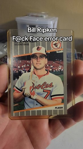Bill Ripken F@ck Face error card. I finally found it! #BaseballCards #ErrorCards