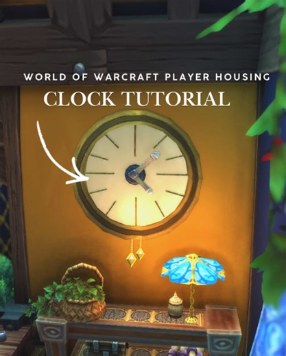Here’s a tutorial on the clock I made! 🤩🕰️ This was inspired by Zooyaa’s clock design on the Housing Hub page! I also did my best with no grid to help but I am now begging @Blizzard to allow us to toggle that on and off!! 😩 #worldofwarcraft #wowhousing #worldofwarcrafthousing #wowplayerhousing #blizzardentertainment
