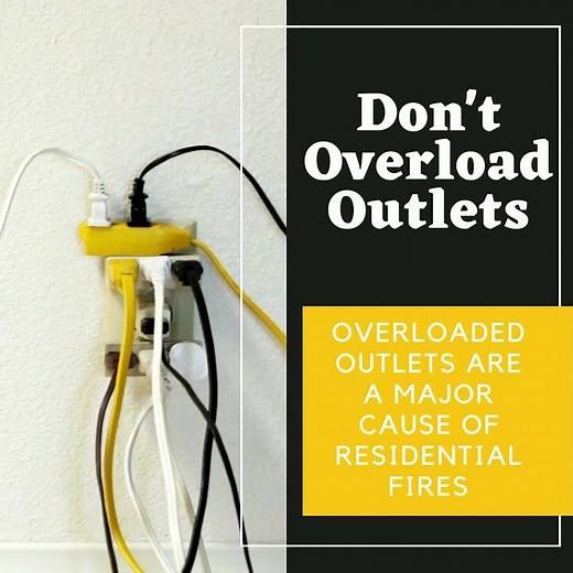 Overloaded Electric Outlets