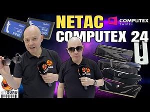 Computex 2024: NETAC - Leo and AUDIO Sunglasses (with SSDs & Memory)