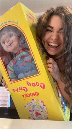 My first chucky doll is here! #horror #horrorshorts #chucky