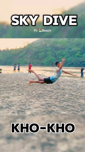 MG Goswami on Instagram: "Sky dive 😱|| Sky dive practice🥵|| Sky dive practice at beach🥶|| #khokholoversmg #adventuresports #khokho #kkfi #khokhoworld #khokhoworldcup #khoanywherekhoeverywhere #ikkf #𝐓𝐡𝐞𝐖𝐨𝐫𝐥𝐝𝐆𝐨𝐞𝐬𝐊𝐡𝐨 #khokhoworldcup2025 #khokhochampions"