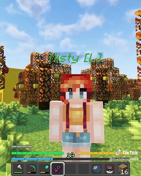 Evoluindo Pokémon nos Mundos de Minecraft