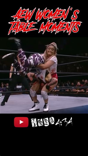 AEW Women's Table Moments Compilation💥