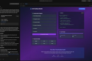a self-building website
