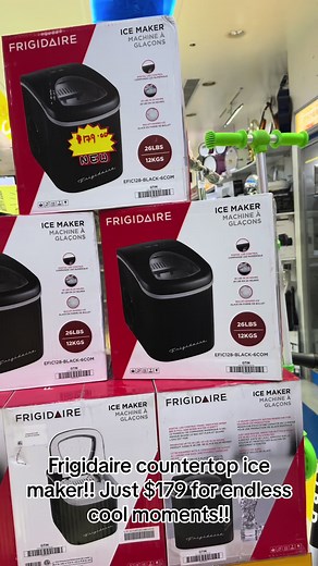 Frigidaire Countertop Ice Maker - Never Run Out of Chilled Goodness!