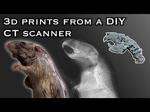 Turning X-rays into 3d prints with a DIY CT scanner