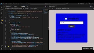 build-a-dictionary-app-with-html-css-javascript-live-api-project-for ...